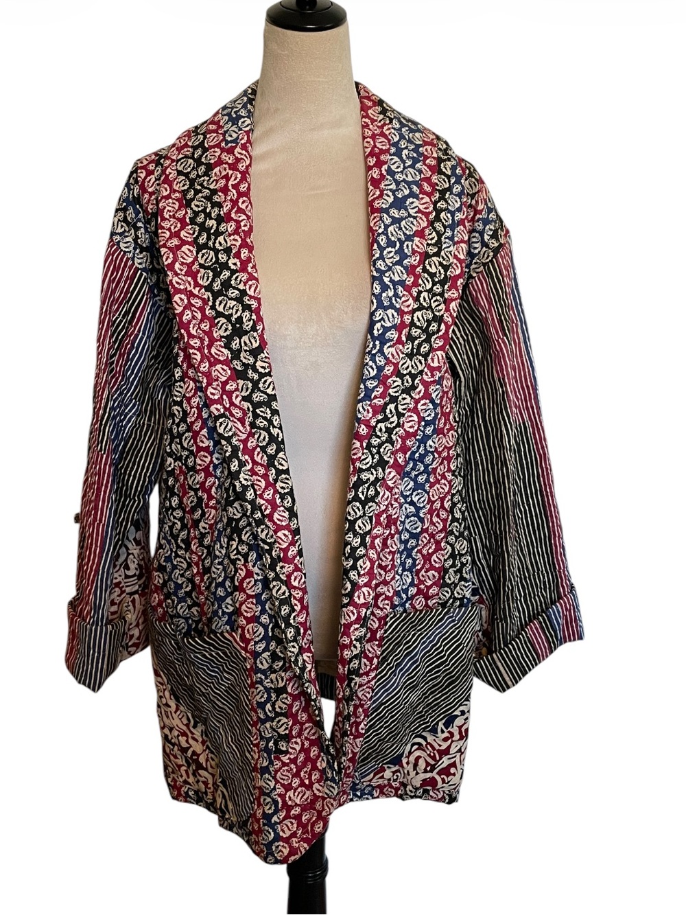 1970s Quilted Jacket, Folk / Boho / Cottagecore
